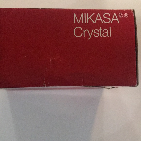 Mikasa Crystal Poinsettia Serving Bowl West Germany - Picture 5 of 12